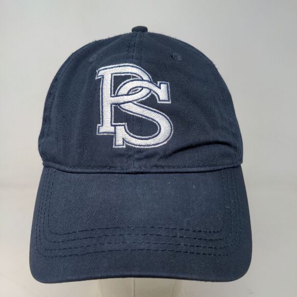 Cap America Men's Slideback Hat Blue Embroidered PS Logo Adjustable - Picture 2 of 7